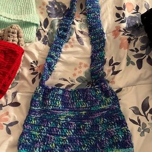 Never been worn hand made cross body bag that is machine washable